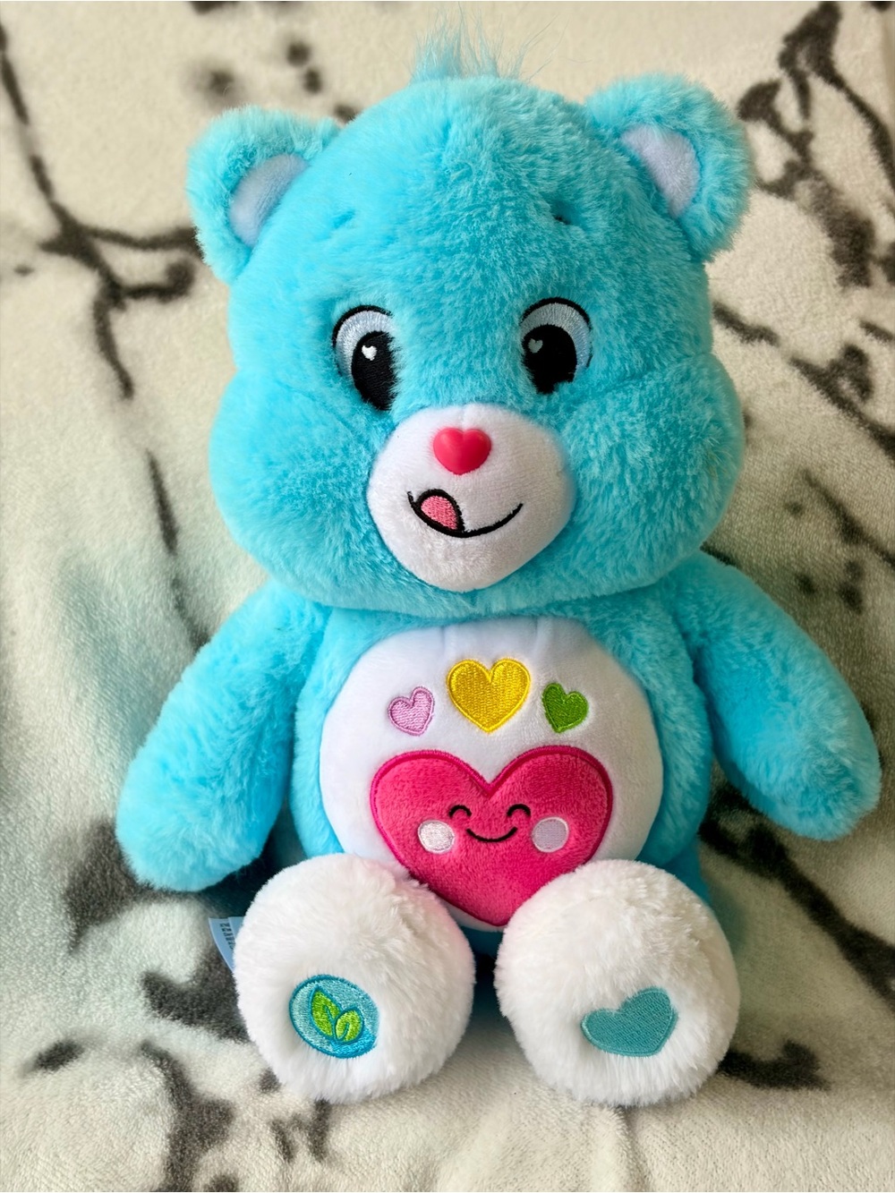 Care Bears (2023) Always Here Bear 14” Plush Toy by Basic Fun/Eco Friendly Line